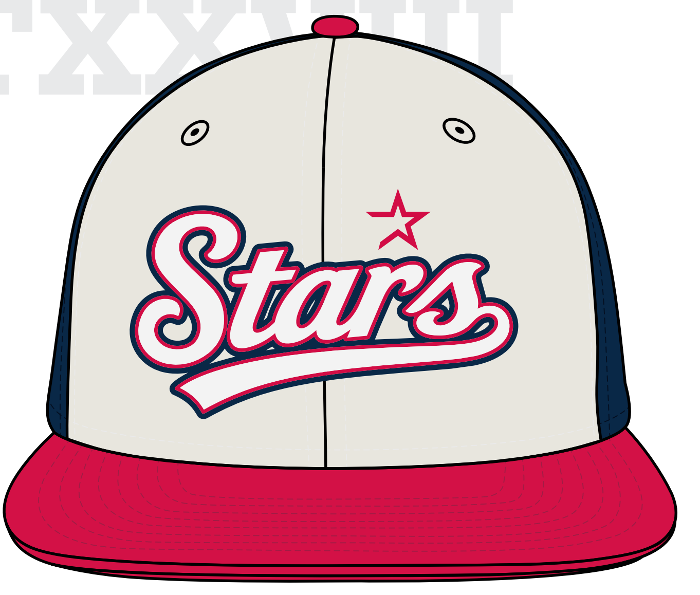 PRE ORDER Stars Red/Cream/Blue Hat