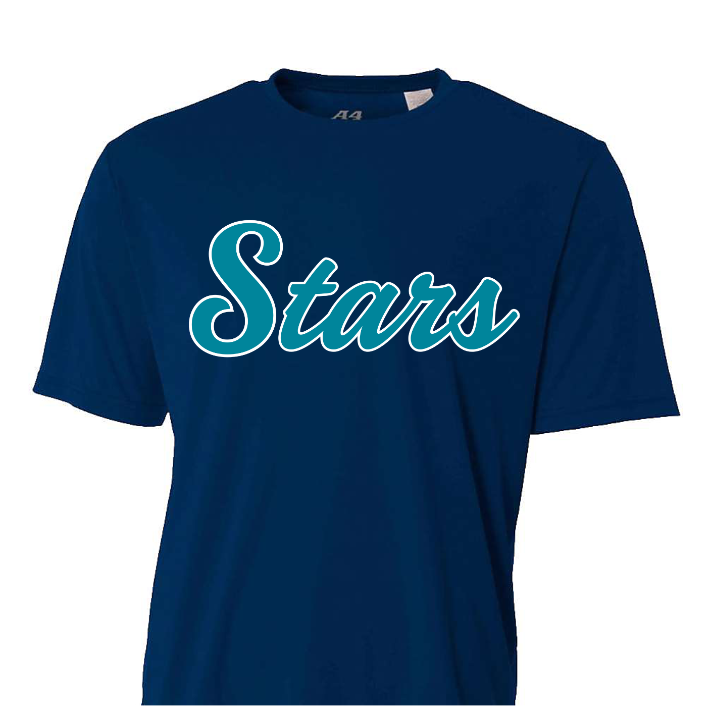 Stars Navy/Teal Performance Shirt