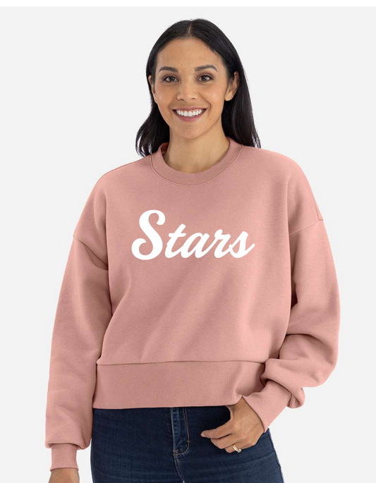 Stars Pink Crewneck