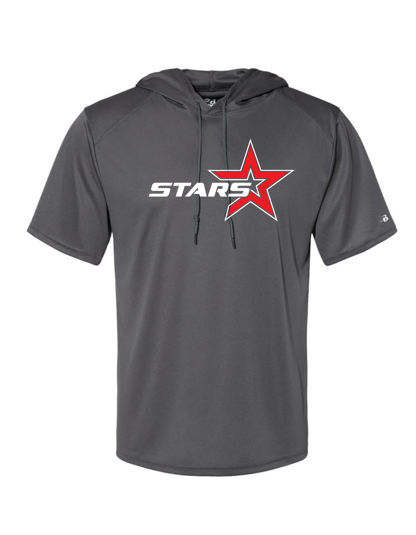Stars Charcoal Hooded TShirt