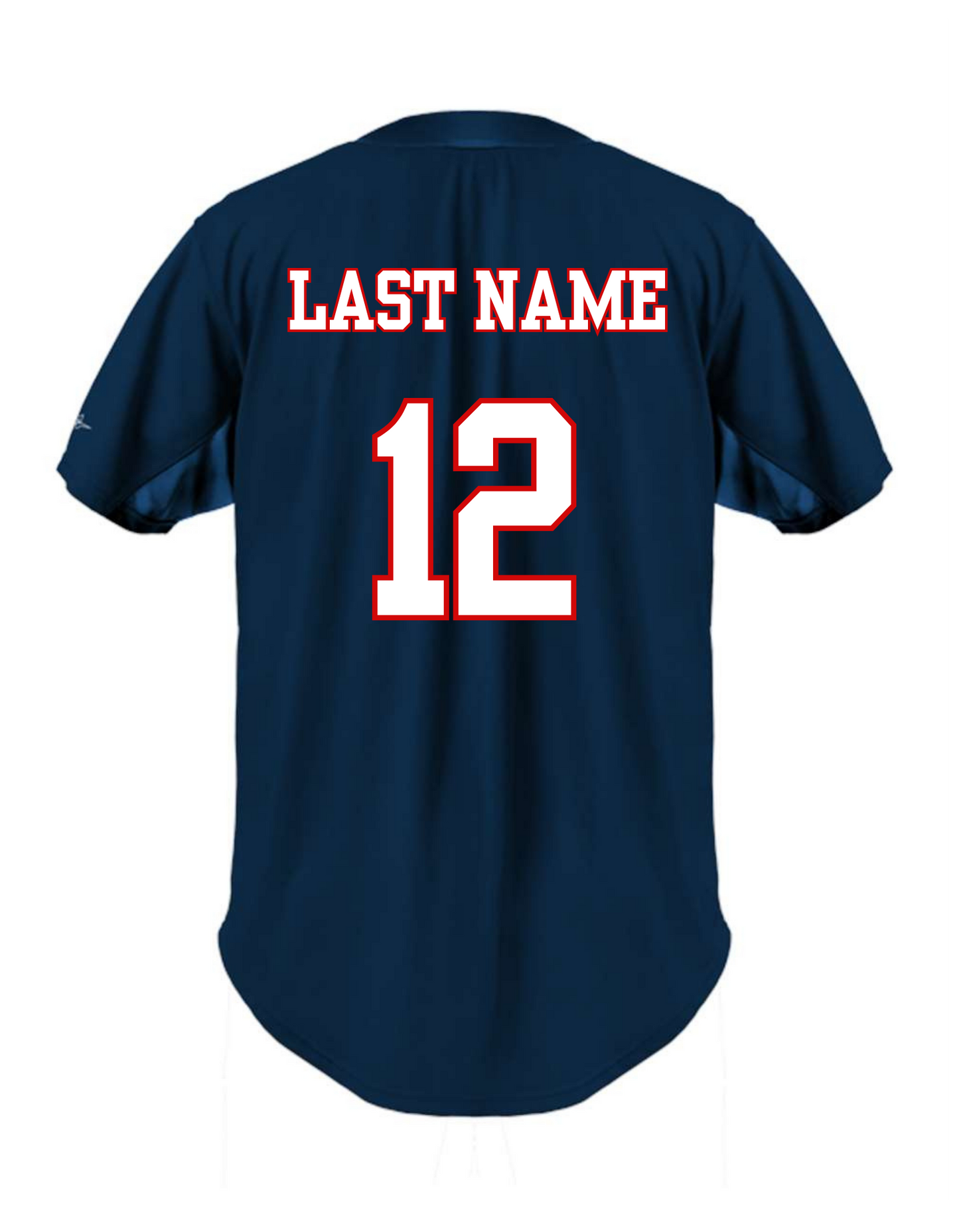 Stars Navy Full Button Fan Jersey