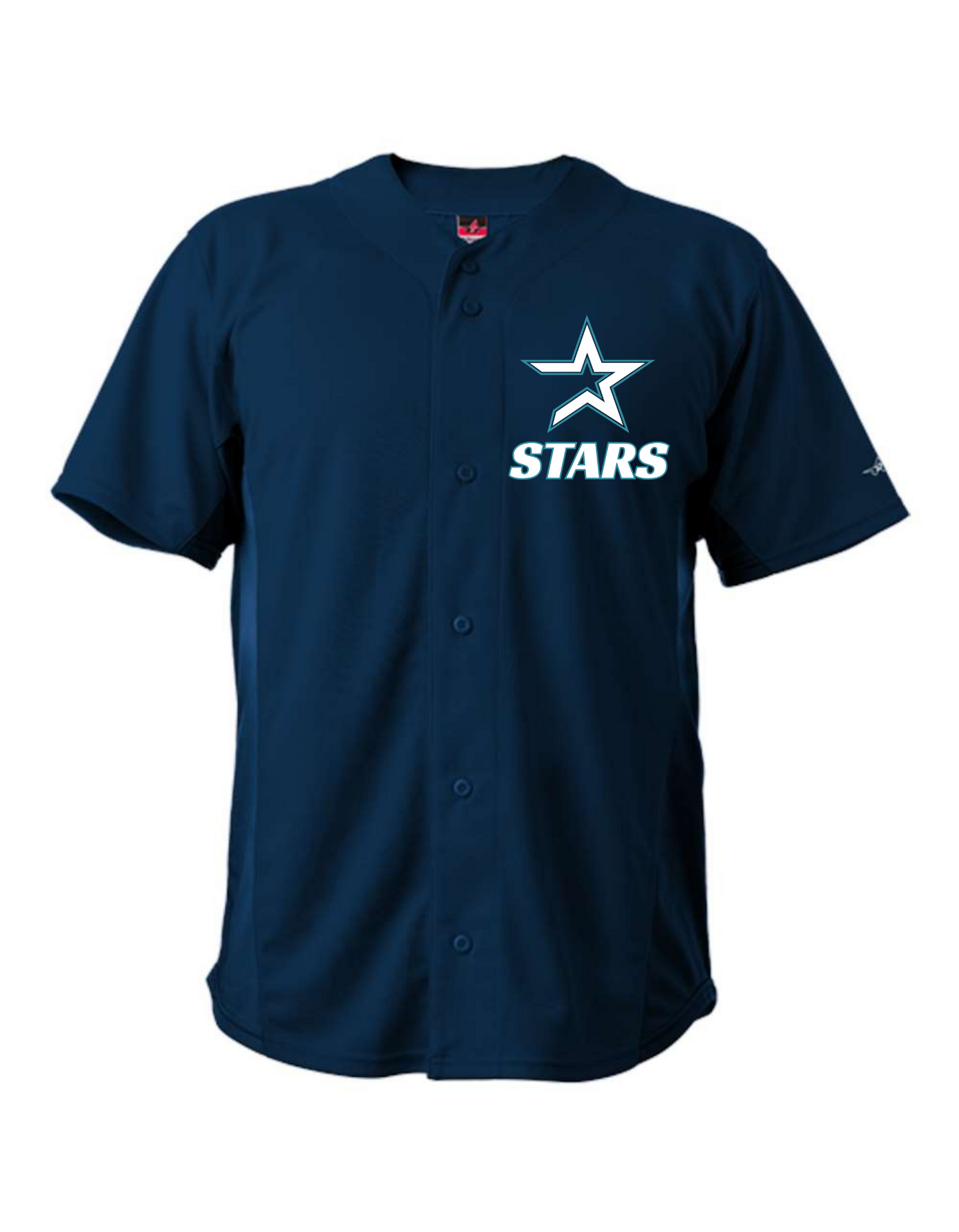Stars Navy Full Button Fan Jersey