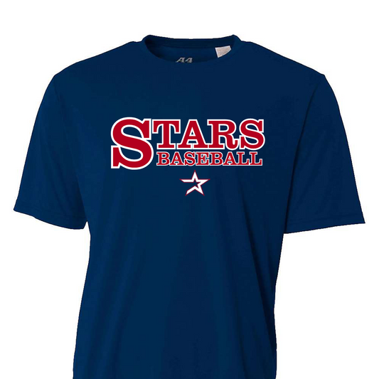 Stars Baseball Navy/Red Performance Shirt