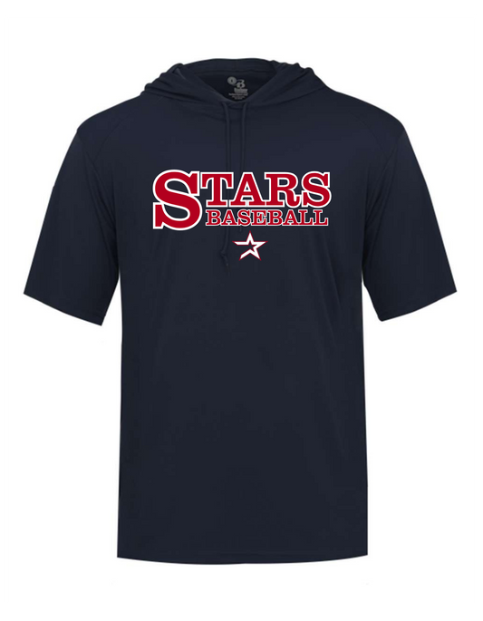 Stars Navy Hooded TShirt