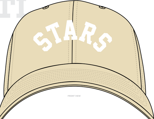 Stars Tan/White Hat